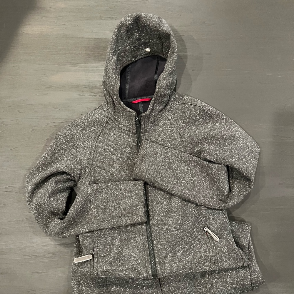 Lululemon tweed trench coat size 2